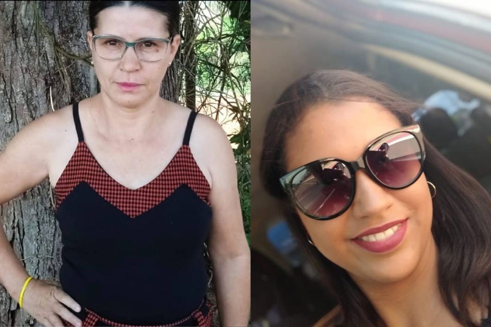 Á esquerda, Ana Claudia da Silva, tia da criança, à direita, Adriana da Costa Lemes, técnica de enfermagem. — Foto: Secretaria de Saúde de Quinta do Sol