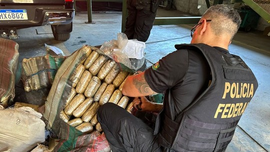 Apreensão de cocaína na Amazônia Legal triplica em 4 anos, indica estudo - Foto: (Divulgação/Polícia Federal)