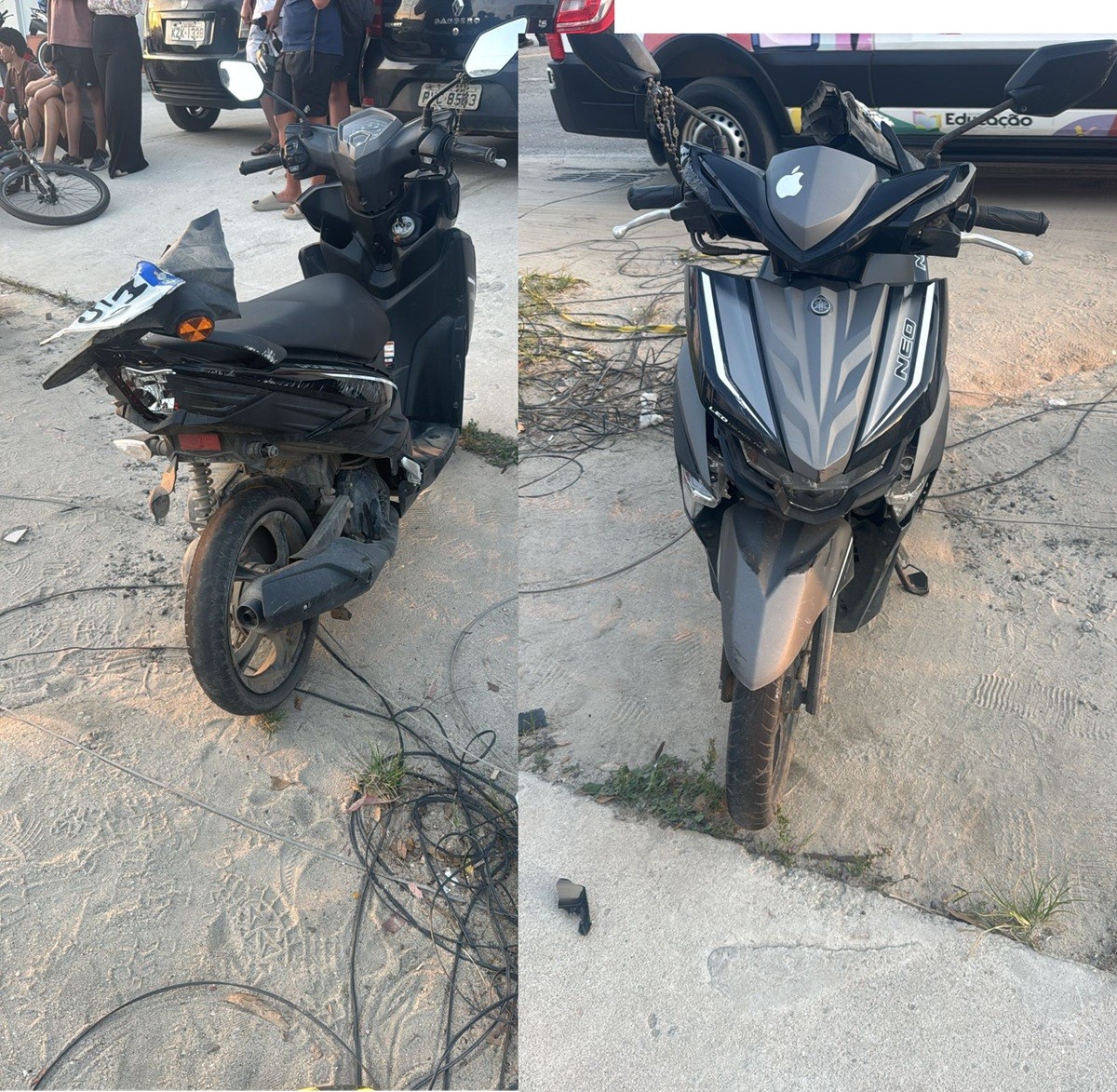 Motociclista morre após ser atingido por carro que fugiu na RJ-106, em Araruama