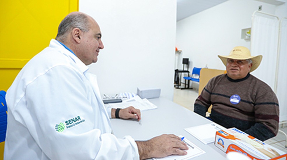 Atendimento médico em área rural  Foto: João Carlos Castro/Famasul. — Foto: Assessoria.