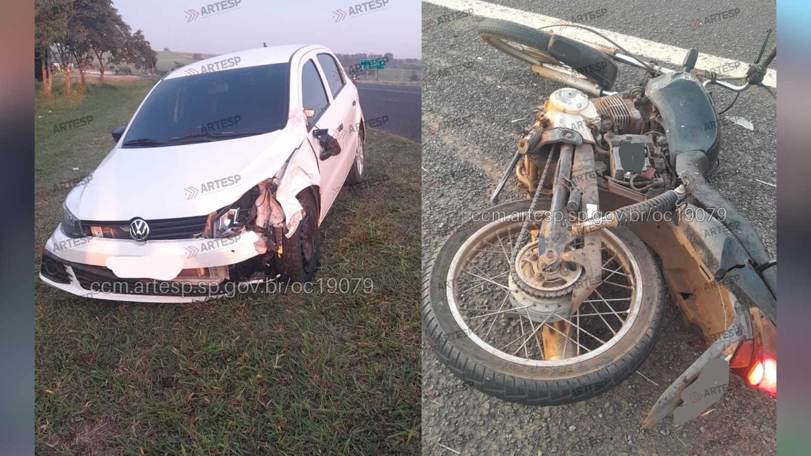 Motorista dorme ao volante, invade pista contrária e mata motociclista em rodovia no interior de SP