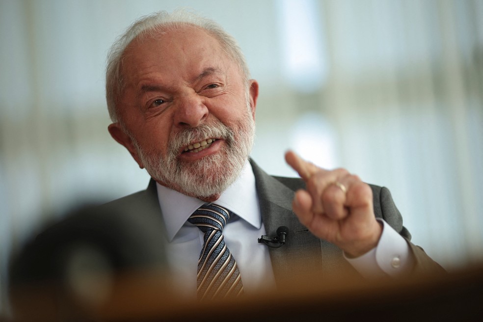 Entrevista de Lula para a Reuters — Foto: Adriano Machado/Reuters