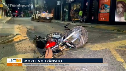 Acidente entre carro e moto deixa motociclista morto em Araguaína