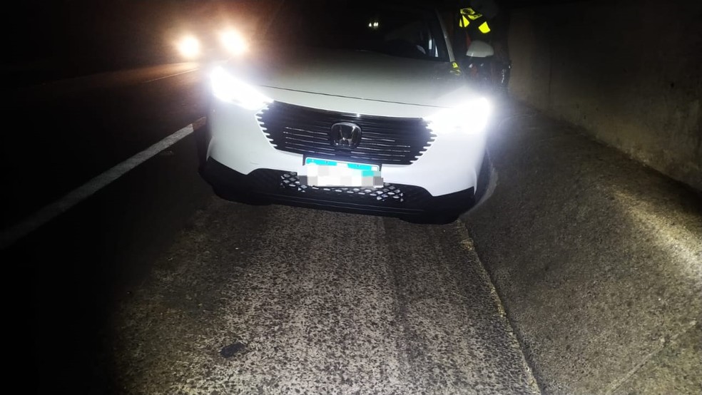 Motorista embriagado é preso após dirigir em zigue-zague na Rodovia Raposo Tavares, em Presidente Prudente (SP) — Foto: Polícia Rodoviária