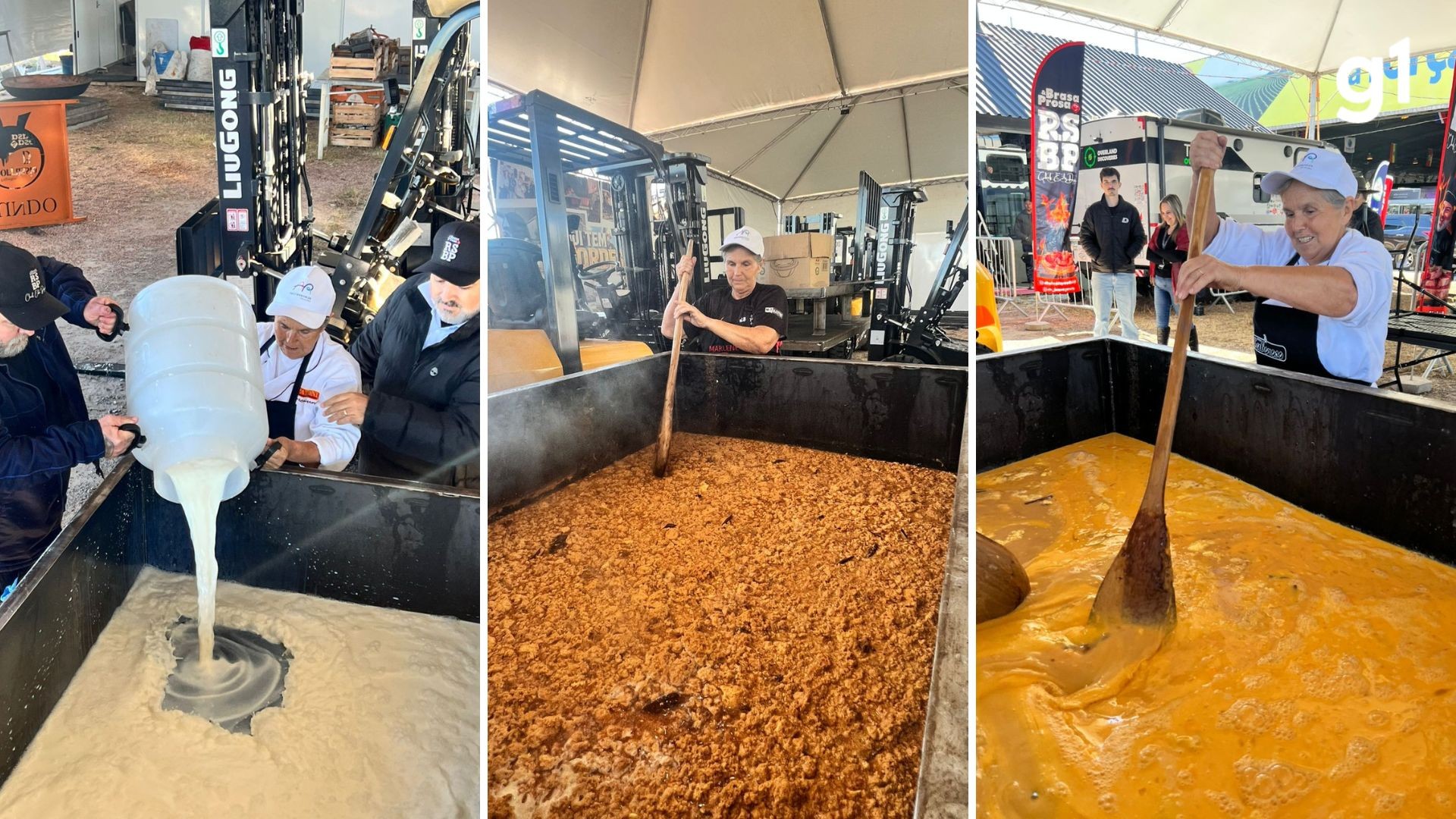 'Maior comida do Brasil e de graça': Chef promete fazer hambúrguer, pizza, ambrosia, carreteiro e salsichão gigantes no RS