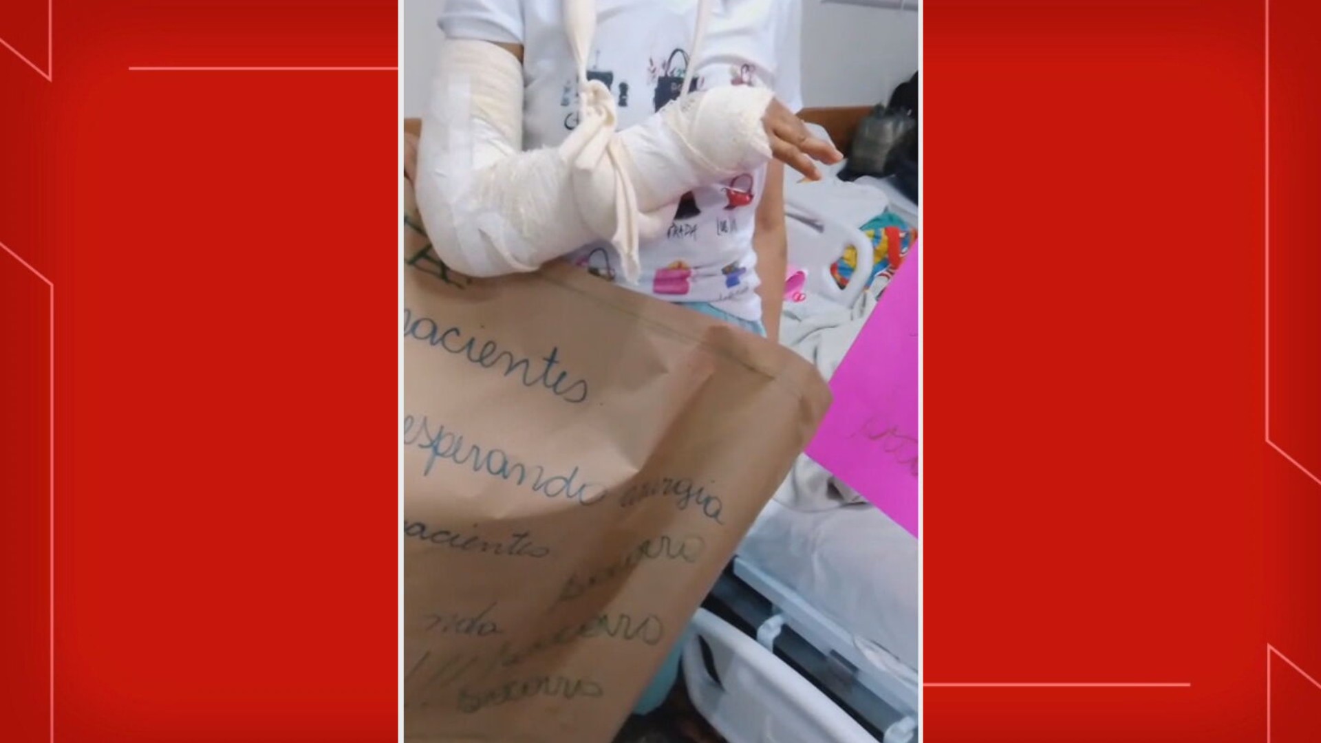 Pacientes internados em hospital público do DF protestam contra demora para realizar cirurgias