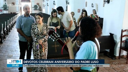 Em Porto Nacional, devotos celebram aniversário de Padre Luso