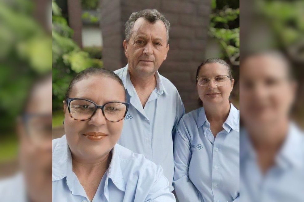 3 de 4
Sócios da marca UnaPele Couros, que utiliza pele de tilápia, no interior de SP — Foto: Katia Mastroto/Reprodução