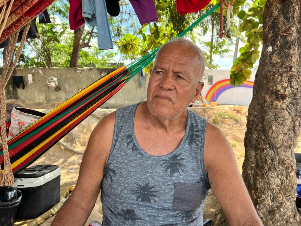José Gregorio Tovar, 68 anos, vive no Brasil há 1 ano e 6 meses — Foto: Caíque Rodrigues/g1 RR