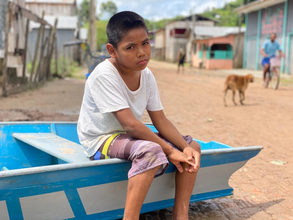 Pelo menos 650 pessoas foram afetadas pela subida repentina do Rio Jordão — Foto: Kézio Araújo/Arquivo pessoal