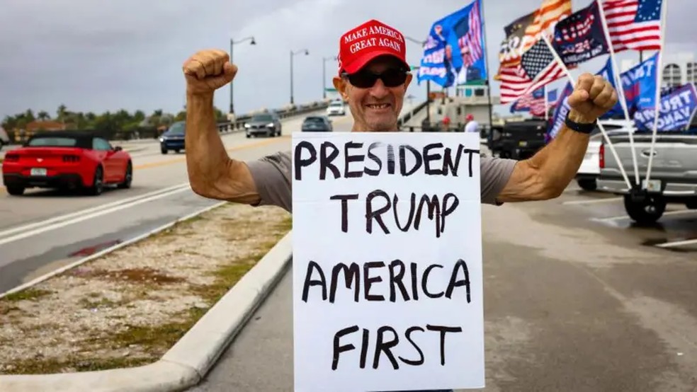 Trump assume novo mandato em 20 de janeiro — Foto: Getty Images via BBC