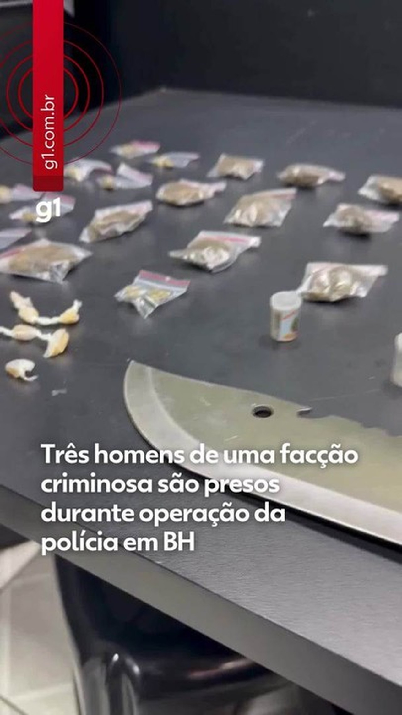 Três homens ligados a uma facção criminosa são presos durante operação da polícia em BH
