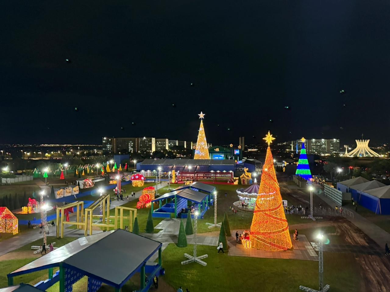 Decoração de Natal em Brasília — Foto: Reprodução