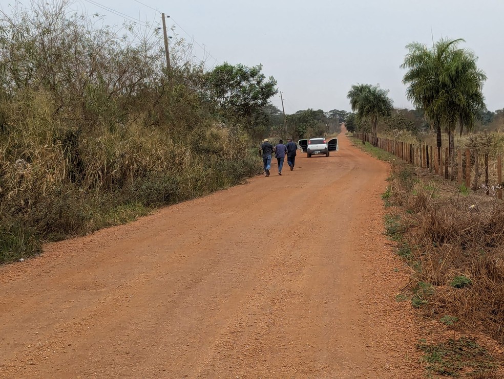 Vítima estaria em uma estrada vicinal, próximo ao acampamento. Caso segue em investigação — Foto: Divulgação