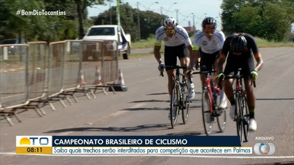 Saiba quais avenidas serão fechadas durante Campeonato Brasileiro do Ciclismo em Palmas