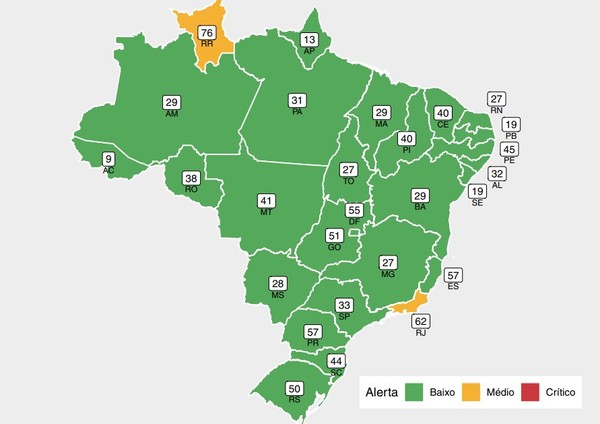 Ceará se mantém pela 9ª semana seguida fora da zona de alerta de ocupação  de UTIs por Covid, diz Fiocruz, Ceará