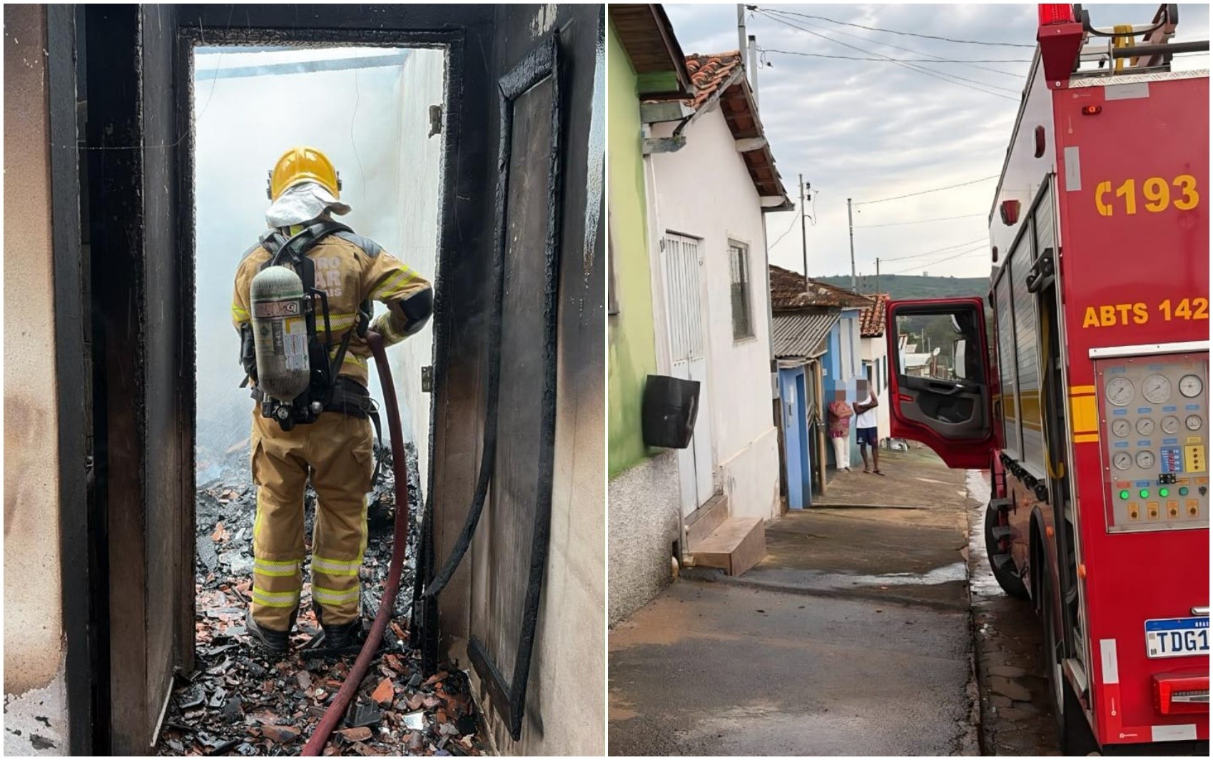 Polícia Civil investiga incêndio que destruiu parte de casa em Serrania; ex-namorado da moradora é suspeito