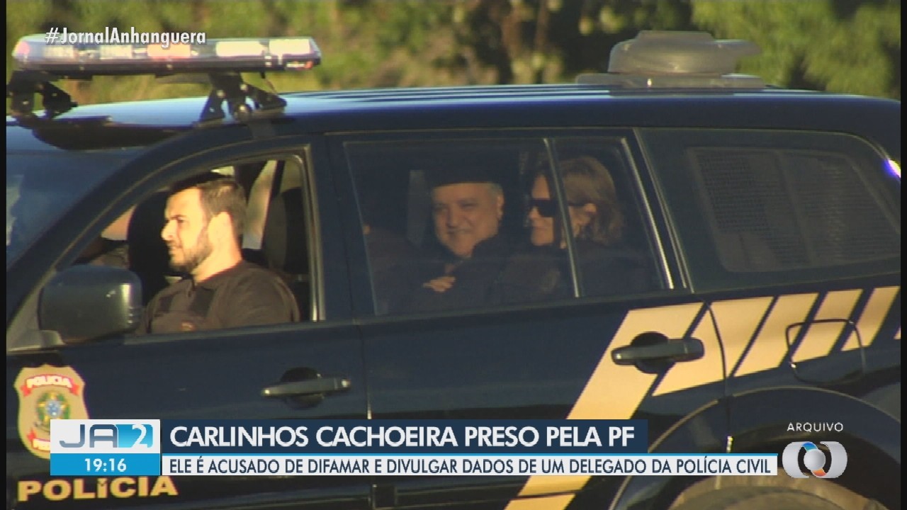 Carlinhos Cachoeira foi preso em processo de difamação contra delegado de Goiás, diz Justiça