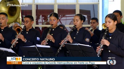 Orquestra e coral da Guarda Metropolitana de Palmas se apresentam neste domingo (14)