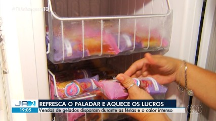 Vendas de gelados disparam durantes as férias e o calor intenso no Tocantins