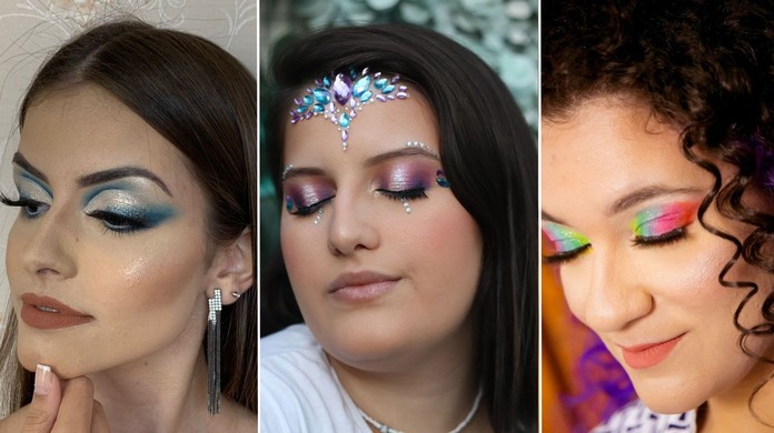 VÍDEO: Tutorial ensina três maquiagens coloridas e com muito brilho para o  carnaval, Carnaval 2023 no Vale do Paraíba