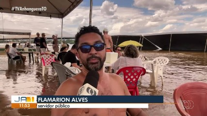 Araguanã recebe estrutura e programação para a temporada de praia