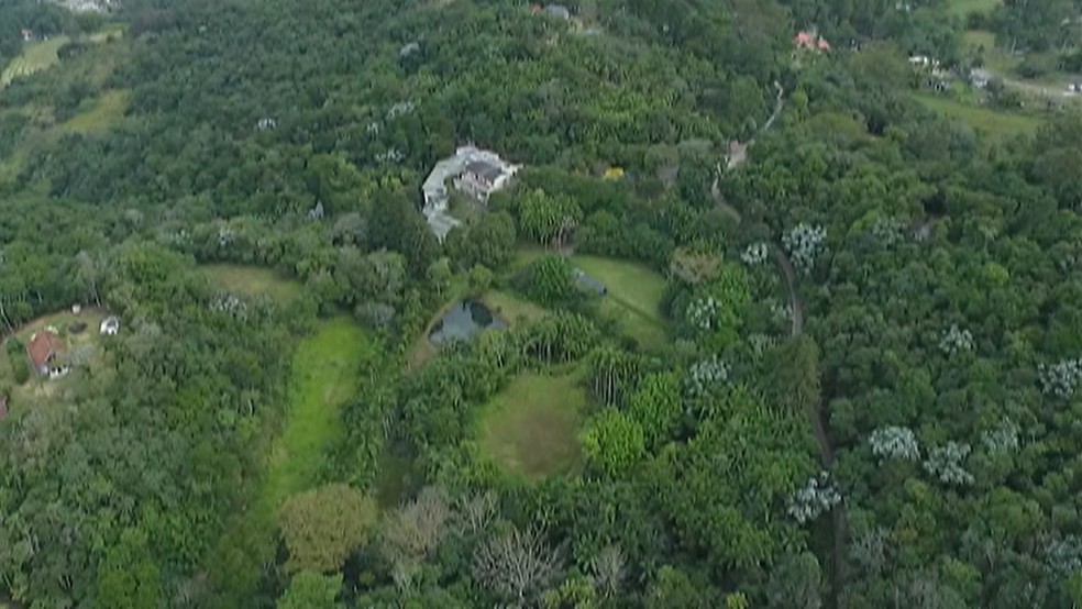 Serra do Itapeti, em Mogi das Cruzes — Foto: Reprodução/TV Diário