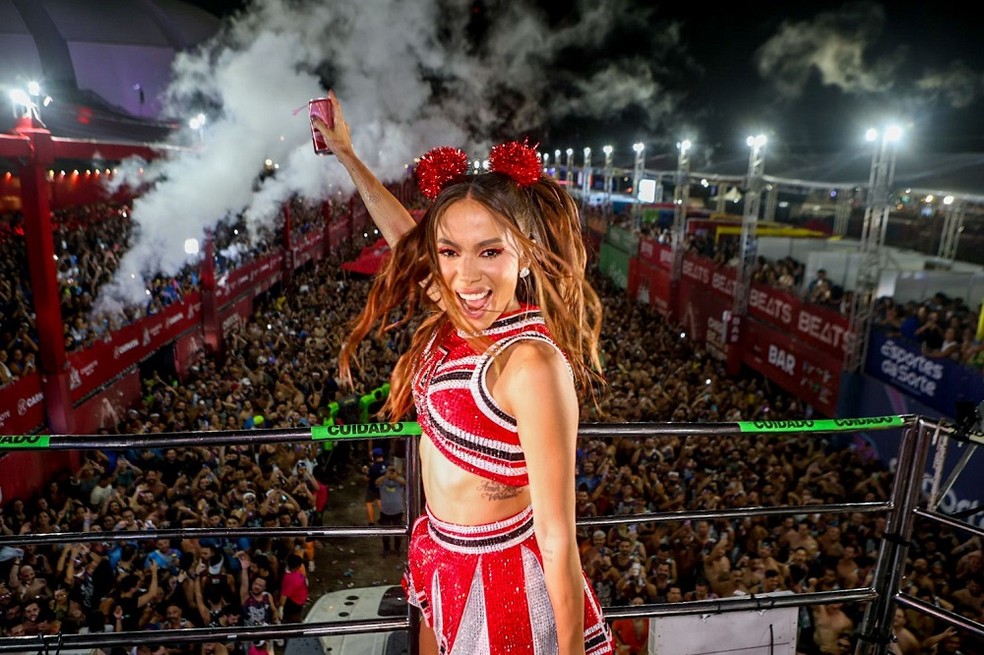 Bloco da Anitta se apresenta neste sábado (1º) no carnaval do Maranhão — Foto: Alexandre Lago