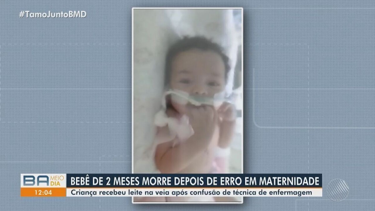 Família Denuncia Morte De Bebê Que Teve Leite Injetado Na Veia Ao Invés De Remédio Em Salvador 2582