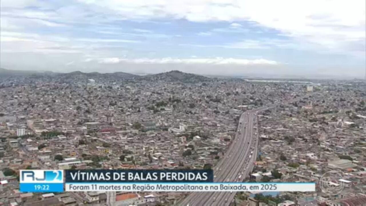 Rio teve 11 mortos por balas perdidas desde o início do ano