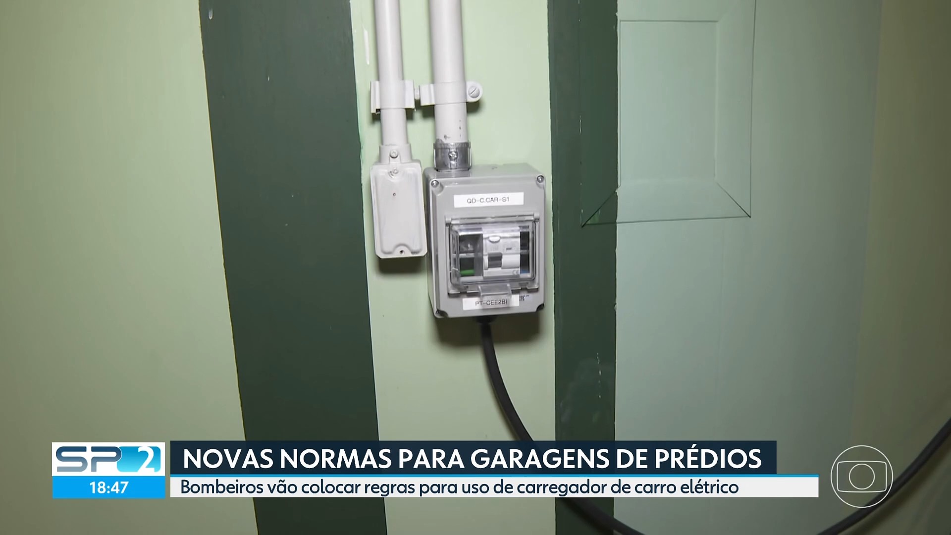 Corpo de Bombeiros vai lançar cartilha com regras para garagens com carregadores de carros elétricos em SP