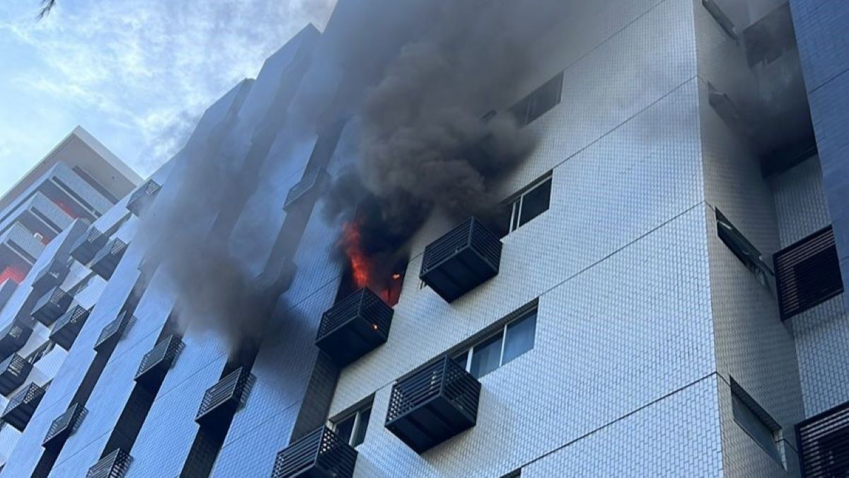 Incêndio em Edifício Alicante na Zona Sul do Recife