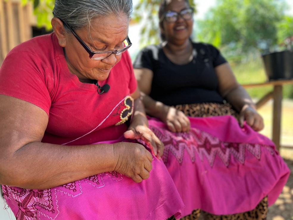Fátima Afonso, membro da Associação de Mulheres Empreendedoras e Emponderadas de Campos Novos. — Foto: Yara Ramalho/g1 RR