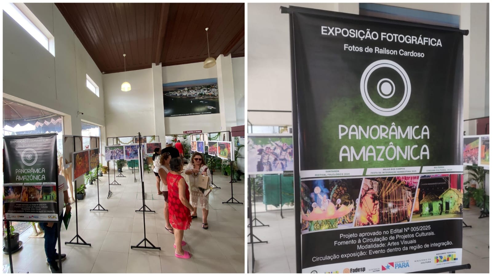 Exposição fotográfica 'Panorâmica Amazônica' fica em cartaz no Cristo Rei até sexta-feira, 9