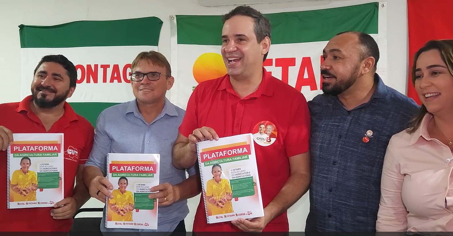 Cadu de Lula (PT) recebe plataforma com propostas para agricultura familiar no RN