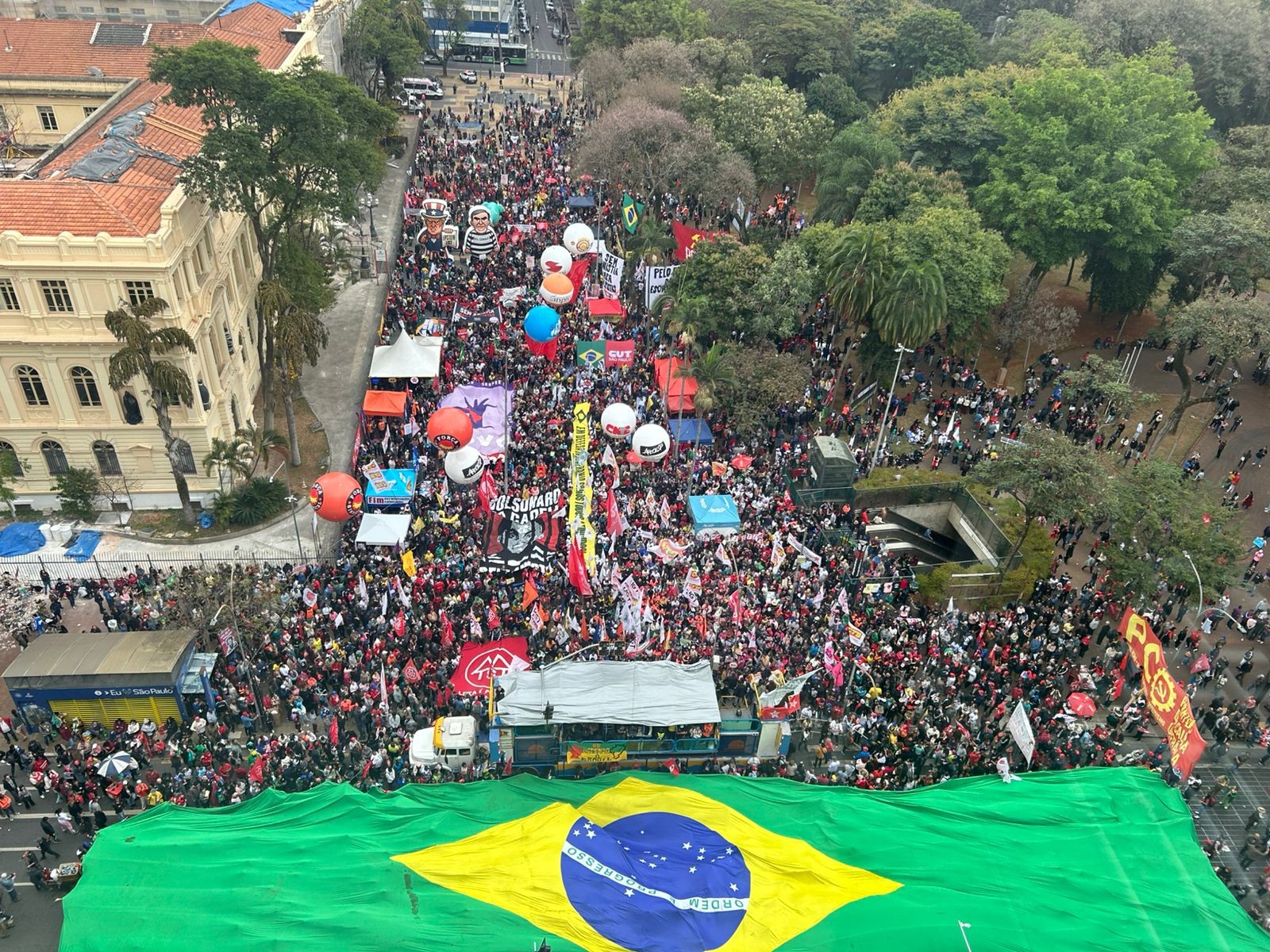 Manifestação contra anistia a golpistas