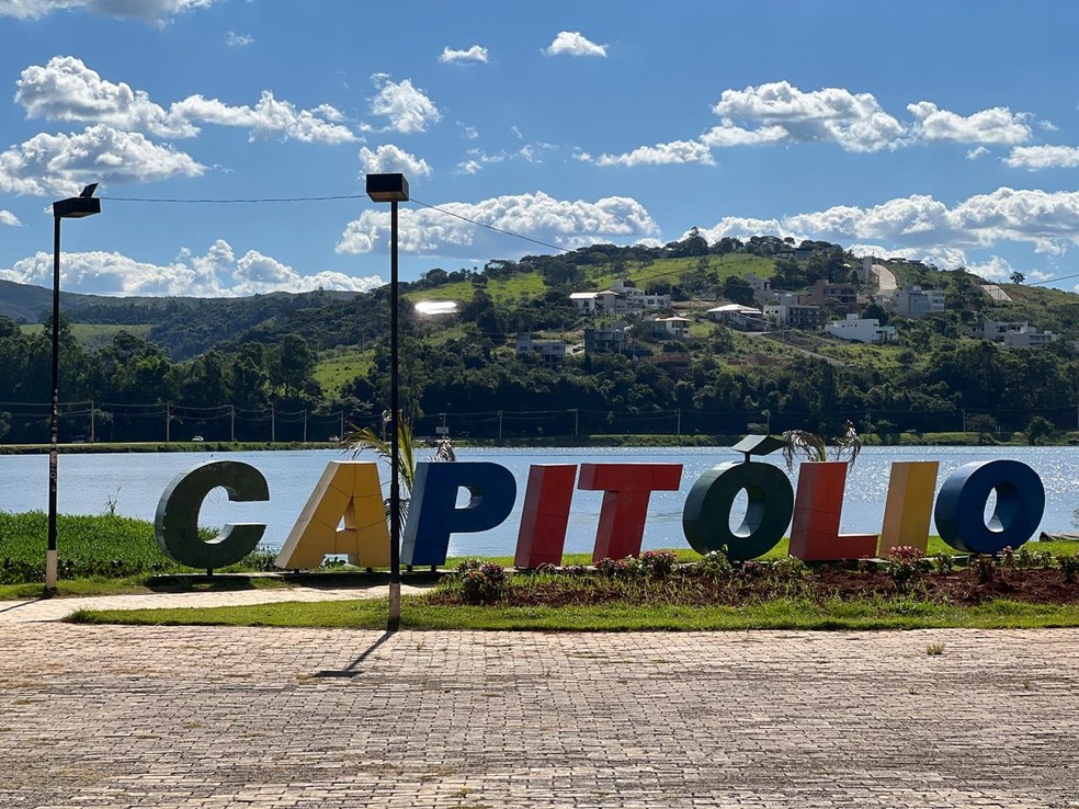 Capitólio- cidade do Centro-oeste de Minas banhada pelo Lago de Furnas — Foto: Anna Lúcia Silva/g1