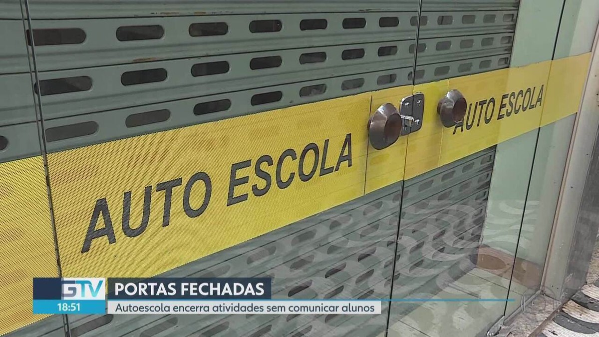 Autoescola fecha e alunos ficam no prejuízo em Belo Horizonte (Foto Reprodução/G1)