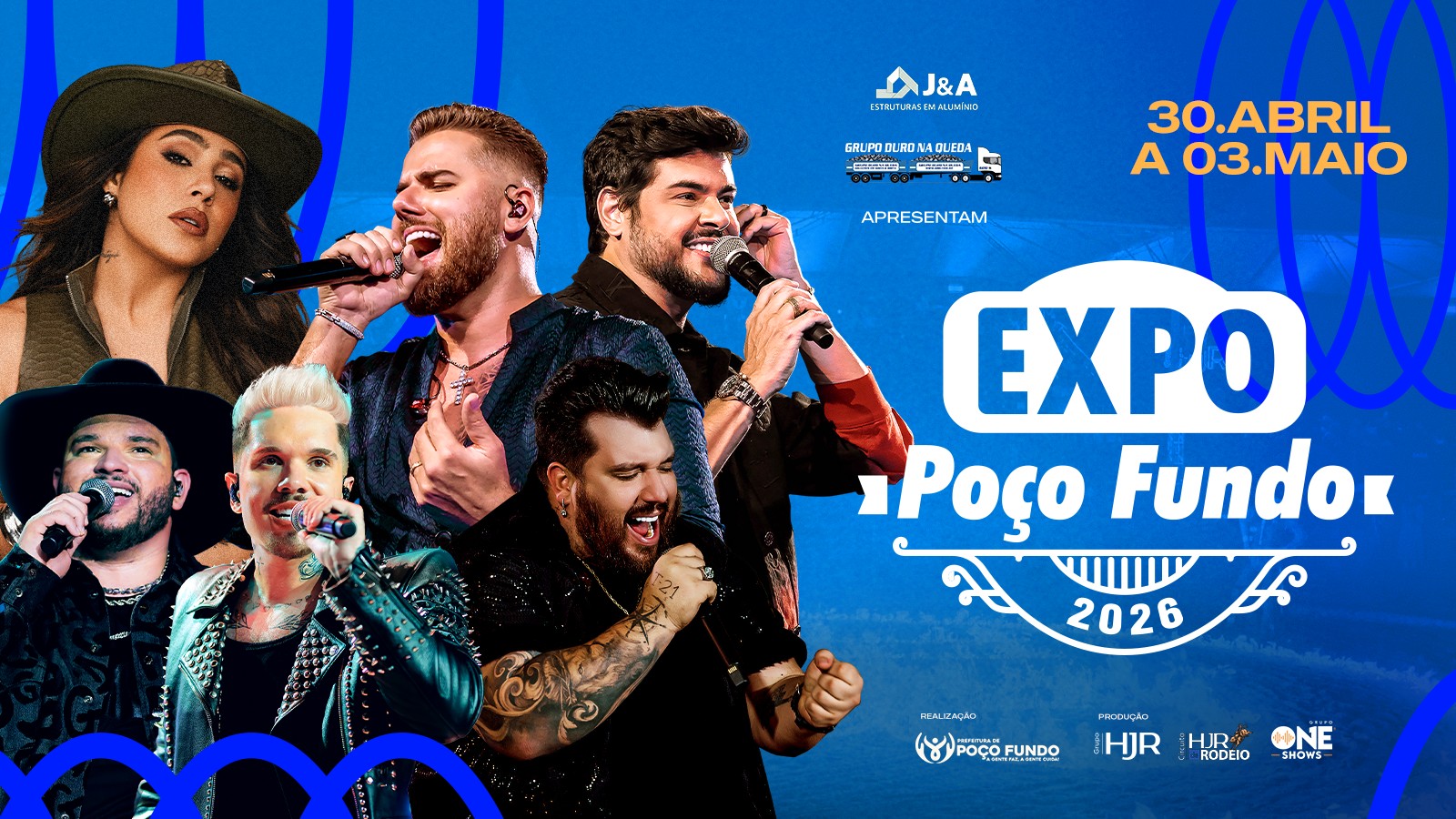 Expo Poço Fundo 2026 tem rodeio, três tambores e grandes shows