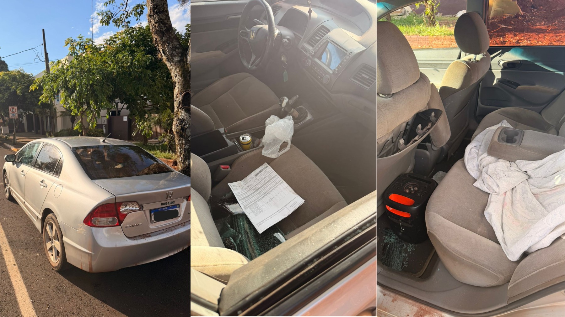 Mulher é sequestrada e escapa após se trancar dentro de carro de sequestradores e dirigir até viatura policial, no PR