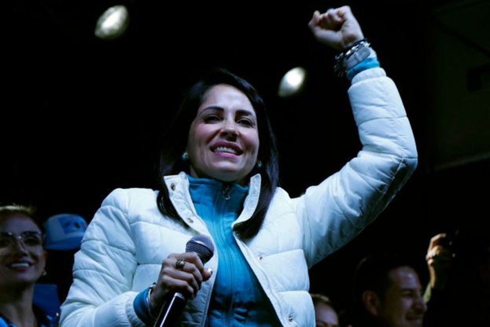Luisa González representa o correísmo no Equador — Foto: GETTY IMAGES via BBC