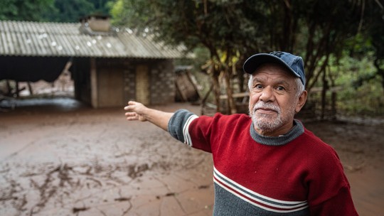 'Isso é um Brumadinho 2', diz aposentado após 3ª enchente em 8 meses - Foto: (Fábio Tito/g1)