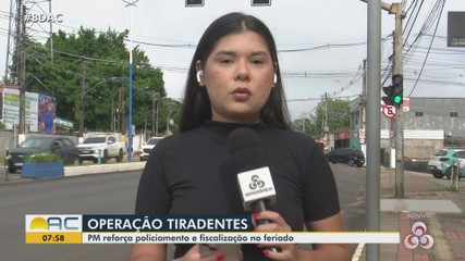 Operação Tiradentes: PM reforça policiamento e fiscalização no feriado prolongado no Acre