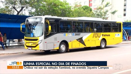 Transporte público de Palmas terá linha especial no Dia de Finados