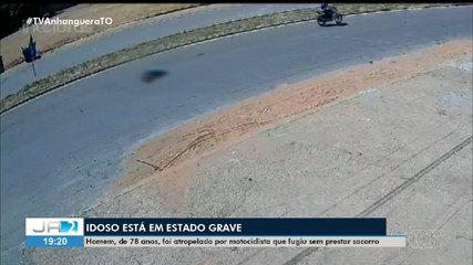 Idoso atropelado por motociclista está em estado grave no HGP