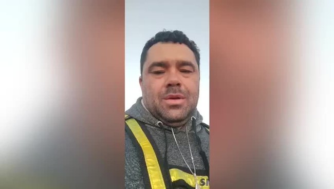 Vereador postou vdeos minutos antes de ser atropelado