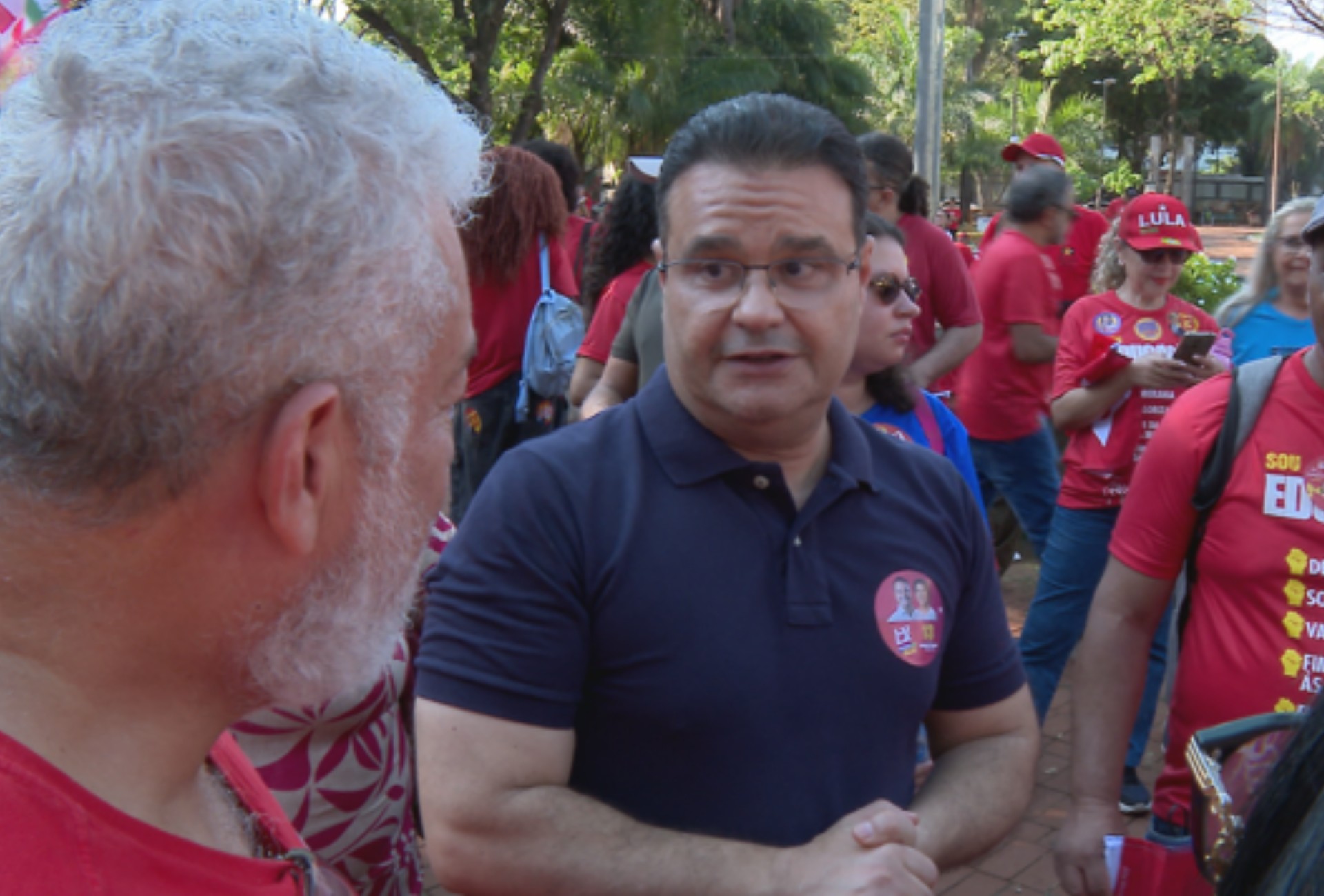 Fábio Trad participa de mobilização de trabalhadores em Campo Grande