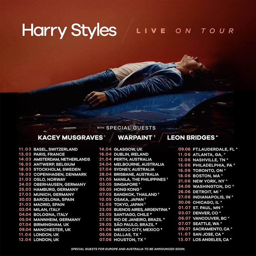 Harry Styles anuncia shows no Brasil | G1
