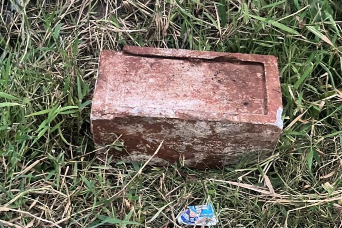 Ossada de bebê é encontrada dentro de caixa em terreno no litoral de SP; VÍDEO