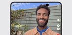 A câmera interna de selfie do iPhone Duo fica embaixo da tela — Foto: Reprodução
